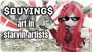 buying and cooking art in starving artists [upl. by Kantos]