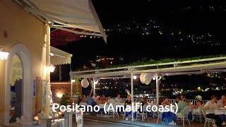 🇮🇹 Positano Amalfi coast Italy IT 2021 night drive [upl. by Enamart489]