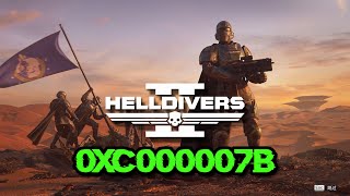 Helldivers 2 Error 0xc000007b en Windows 1110  Solucion [upl. by Oswell]