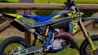 CR 125 vs SMR 510 supermoto RAW [upl. by Shelton381]