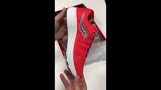 Unboxing Saucony Jazz 20 Viz RedGrey [upl. by Assyla]