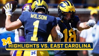 East Carolina at Michigan  Extended Highlights  Big Ten Football  Sept 2 2023 [upl. by Banwell]