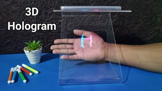 How to Make 3D Hologram Video Projector at Home Unique and Extraordinary 3D Visual Experience KIY [upl. by Ramos]