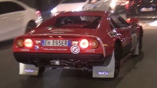 Rallye Montecarlo Historique 2024 Start From Milan Ferrari 308 GTB Lancia Stratos HF amp More [upl. by Lila]