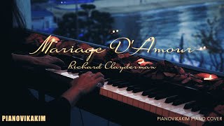 🎼Emotional 🎹 quotMariage DAmour  Richard Claydermanquot performed on piano by Vikakim [upl. by Orimlede]