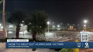 How to help hurricane victims and avoid scams [upl. by Primaveras]