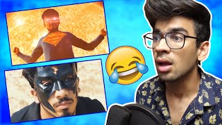 Superman Vs Krrish Reacting to My Old Video  Vfx Guy Aman [upl. by Leanahtan150]