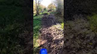 Mit Straßenreifen im Gelände 🤣 fun bikeride bikelife enduro 2stroke kmx125 battlax ax41 [upl. by Nahsaj870]