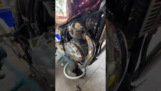 Interceptor 650 oil change royalenfield interceptor650 [upl. by Newob375]