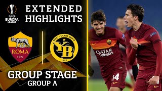 Roma vs Young Boys Extended Highlights  UCL on CBS Sports [upl. by Renaldo]