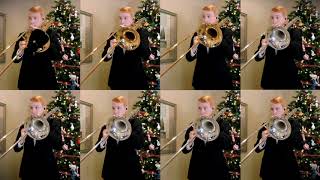 Carol of the Bells by The TransSiberian Orchestra  Trombone Arrangement [upl. by Thedrick]