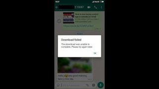 Fix Download failedThe download was unable to completeWhatsapp problem [upl. by Feliks]