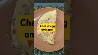 Simple Cheese egg omelette  healthy breakfast recipe shorts youtubes [upl. by Manville]