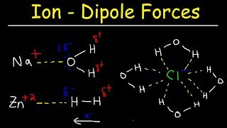 Ion Dipole Forces amp Ion Induced Dipole Interactions  Chemistry [upl. by Hanschen80]