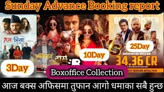 Sunday Advance Booking Report ll BoxOffice Collection ll Tel Visa Vs Hrashwo Deergha Vs Sarangi [upl. by Margot]