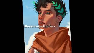 Blood runs thicker than water PercyJackson Percabeth [upl. by Ahsas]