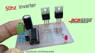 How to make inverter 12V To 220V using TL494  pcbgogo [upl. by Nylirad]