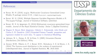 Webinar OverUnderdispersion zeroinfation and PoissonTweedie models John Hinde [upl. by Irol680]