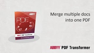 Merge Multiple Documents into One PDF File [upl. by Lucita]