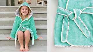 Sew a Robe  Bathrobe  Beach Robe [upl. by Idonah]