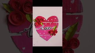 valentine day craft idea 😱❤️💞trending diy wallhanging valentineday btsarmy viral [upl. by Eussoj]