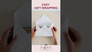 How to gift wrap a rectangular box shorts giftwrappingideas howtowrap [upl. by Stu]