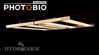 Hydrofarm Photobio MX LED grow light test and review [upl. by Angeli]