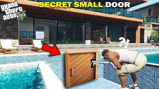 GTA 5  Franklin Found Secret Bunker Near Franklins Swimming Pool in GTA 5 GTA 5 Mods [upl. by Eyanaj351]