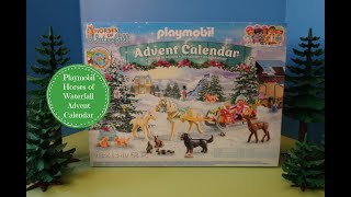 Playmobil Horses of Waterfall 2023 Advent Calendar [upl. by Ahsakat]