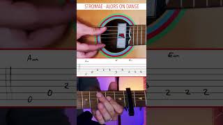 Alors on danse  Stromae intro guitare shorts tab guitare [upl. by Kandace]