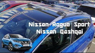 Roof rack bars with railing Thule Wingbar Edge for Nissan QashqaiRogue Sport [upl. by Meehyrb839]