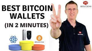 Best Bitcoin Wallet of 2024 in 2 minutes [upl. by Mignonne]