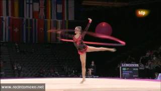 Melitina Staniouta Ribbon AA World Championships Montpellier 2011 [upl. by Ayotac]