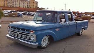 1966 Ford 250 Crewcab Twin IBeam Straight 6 Rare Beauty [upl. by Vel]