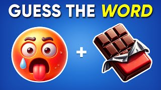 Guess the WORD by Emoji 🤔🍫 [upl. by Yelnahs]