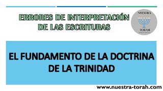 EL FUNDAMENTO DE LA DOCTRINA DE LA TRINIDAD con subtítulos [upl. by Aihsikal481]