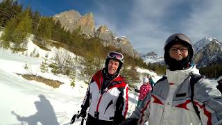 ARABBA E ALTA BADIA SKI dolomites TOUR [upl. by Melnick856]