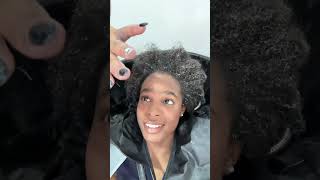 Definición en pelo afro 4b 4chair4c peloafro afrorizada 4bhair 4chair trendingvideo [upl. by Laney]