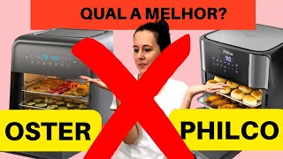 DIFERENÇAS ENTRE AS AIR FRYER OSTER E PHILCO Oster Super Fryer e Philco PFR2200P [upl. by Jobey689]