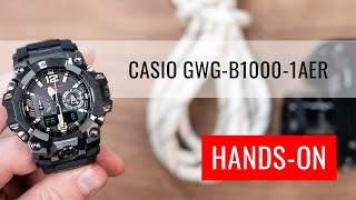 HANDSON Casio GShock Mudmaster GWGB10001AER Carbon Core Guard [upl. by Parthen]