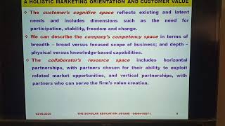 A Holistic Marketing Orientation and Customer Value [upl. by Eissert]