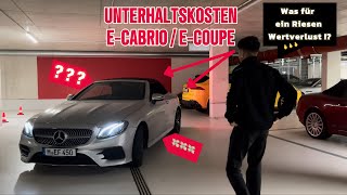 MERCEDES E220d UNTERHALTSKOSTEN COUPE  CABRIO SAU TEUER  Knaxelyas [upl. by Madelin346]