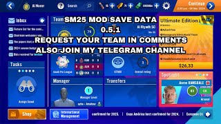 SM 25 mod save data v 055 ONLY MONEY 1 [upl. by Htebasile]