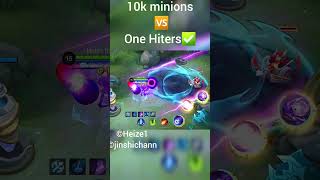 10k minions💀 vs One Hiters✅️ mobilelegends mobilelegendsbangbang mlbbcreatorcamp mlbbshorts ml [upl. by Emawk743]