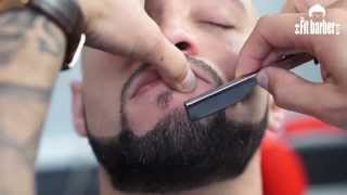 Skin Fade with a Beard Trim Haircut Tutorial Step by Step [upl. by Vin]