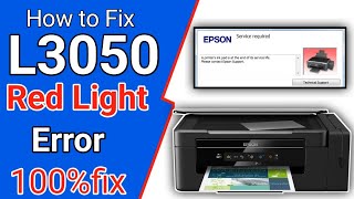 how to fix epson l3050 light blinking errorHow to reset waste ink pad Epson adjustment program 2022 [upl. by Tybi646]