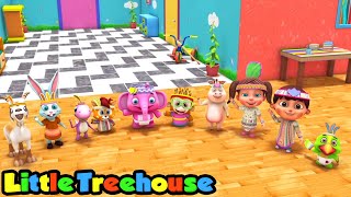 Dieci piccoli indiani  Cartoni animati per bambini  Little Treehouse Italiano  Filastrocche [upl. by Maggi]