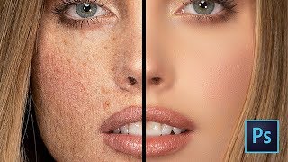 Face Smooth In Photoshop  Easy Frequency Separation Tutorial [upl. by Jelena]