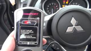 Cobb AccessPort V3 Install in Mitsubishi Lancer Evolution X [upl. by Peonir]