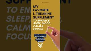 Grab it LTheanine Supplement for women 😴Enhance your sleep mood calm amp focus [upl. by Kussell33]